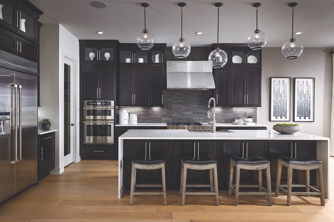Modern kitchen design found at Toll Brothers at Stonebrook in  Sparks, NV