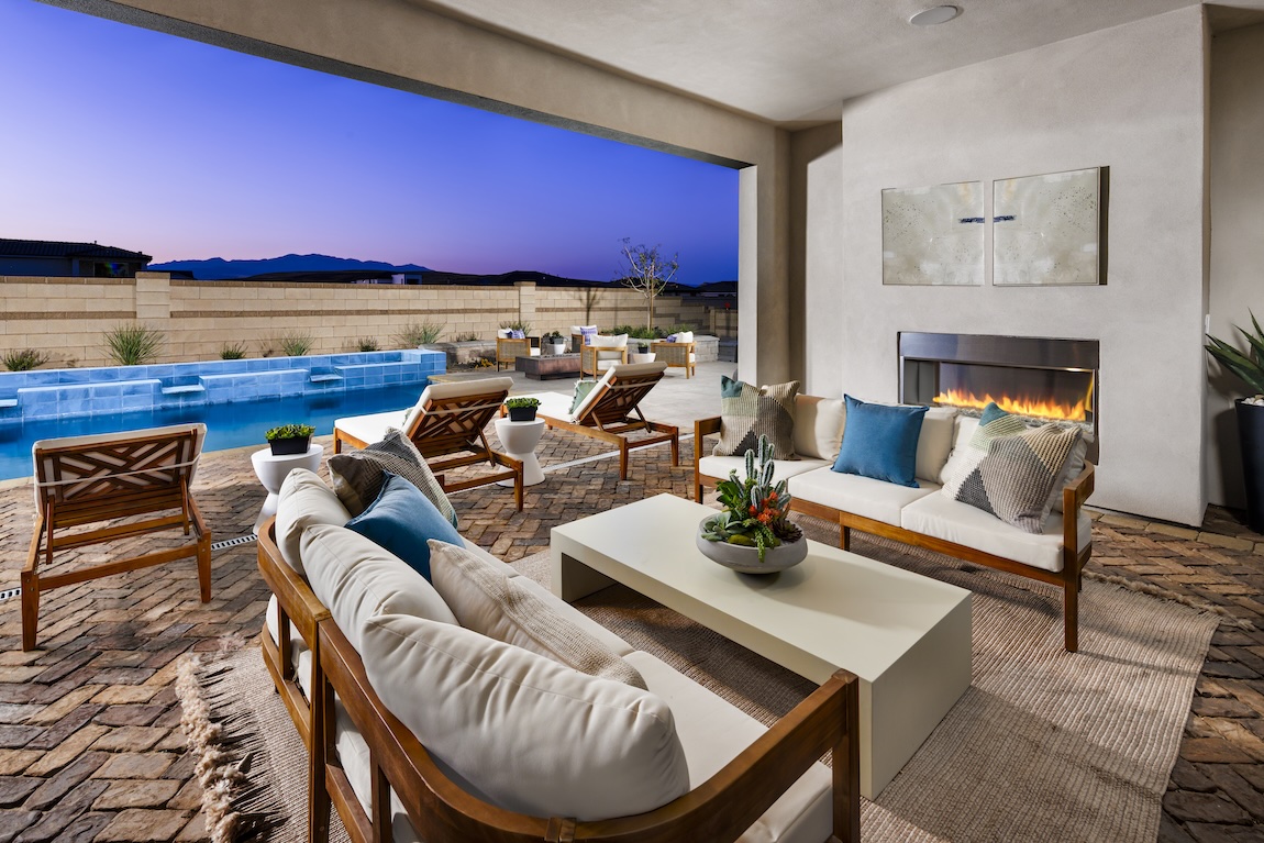 extended lounge area featuring fireplace and cozy couches