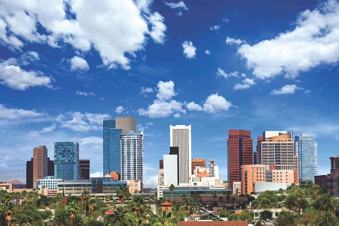 city skyline in Arizona