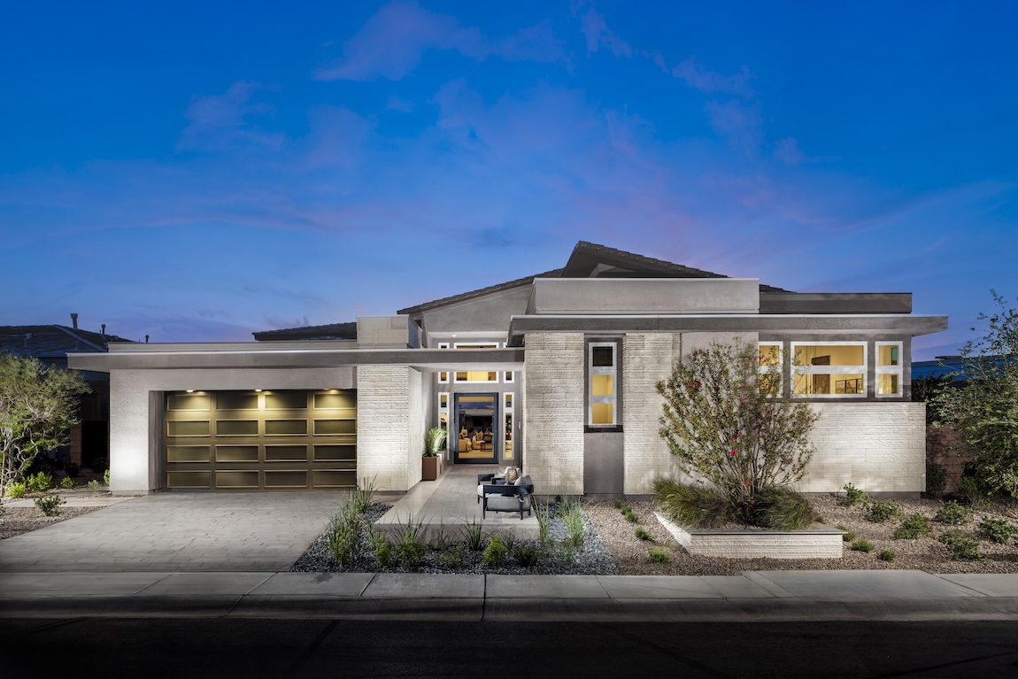 mid-century modern quick move-in home design in Henderson, NV