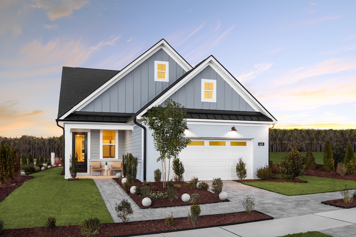 Charming 55+ active-adult home design by Toll Brothers in Raleigh, NC