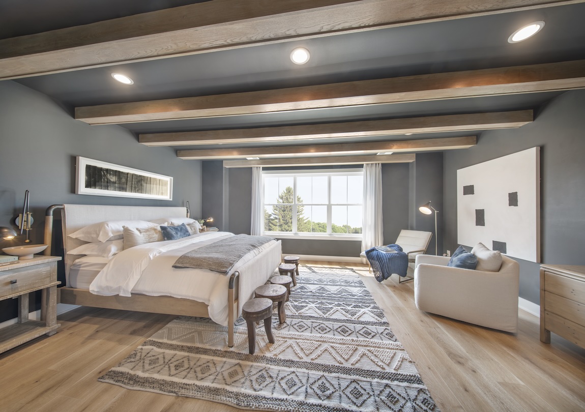 luxe farmhouse bedroom in Randolph, NJ