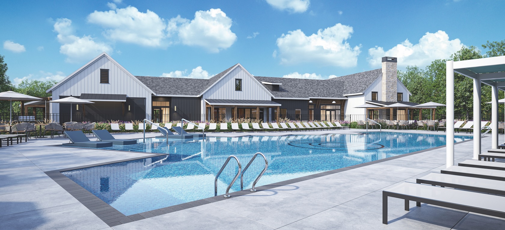 community pool and amenity center