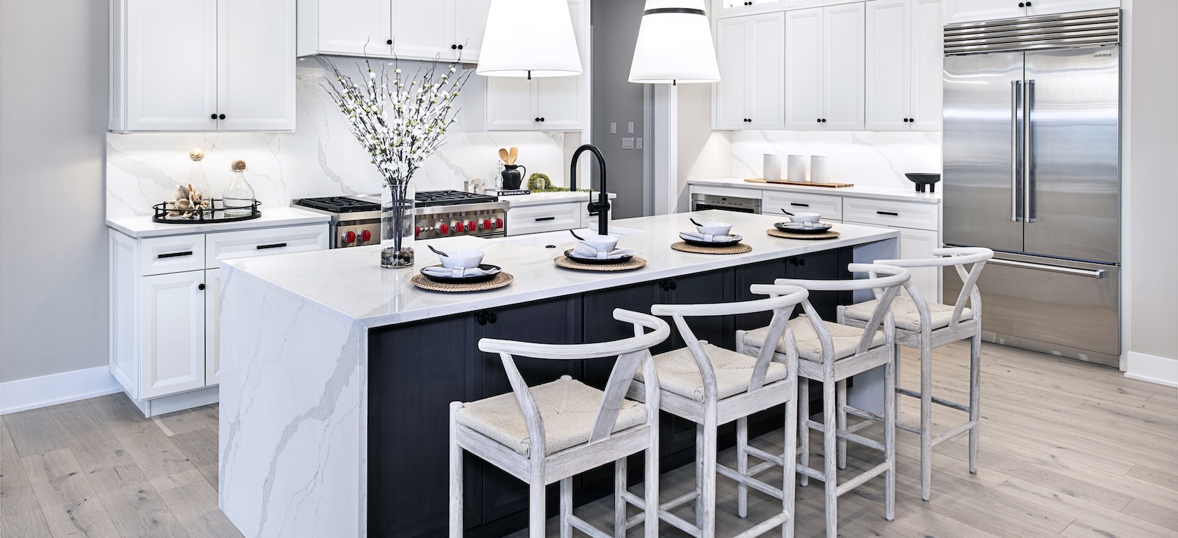 modern kitchen island