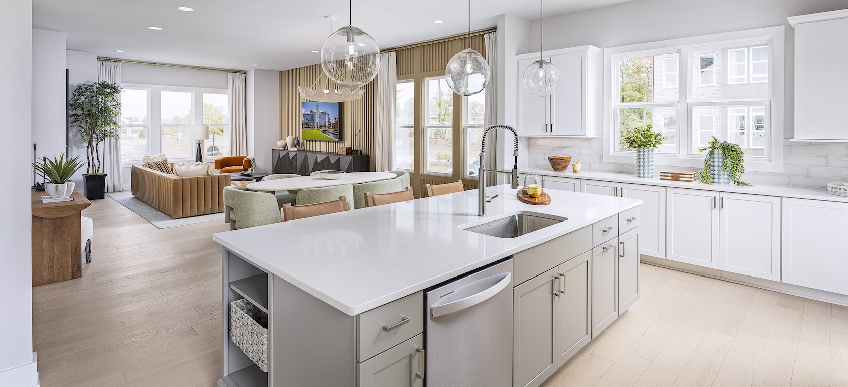 modern kitchen island
