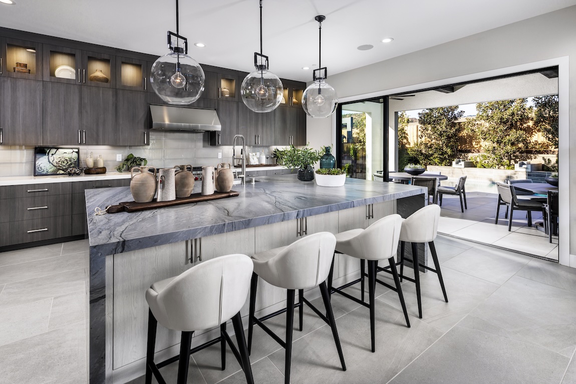 Marble kitchen in california