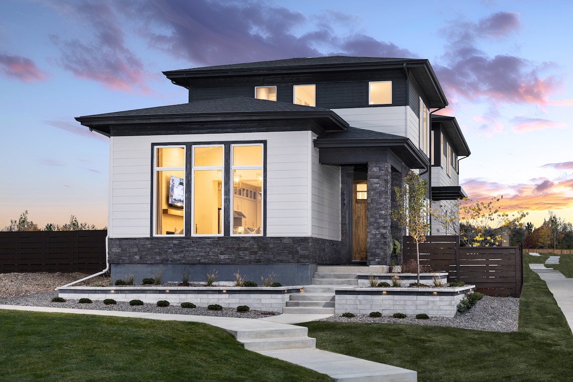 stunning craftsman home exterior in Erie, Colorado