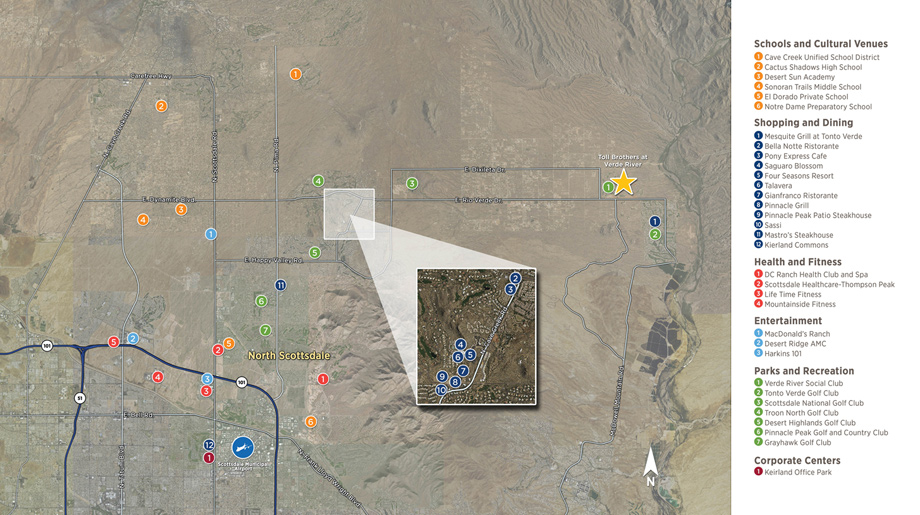 Rio Verde AZ New Homes for Sale Toll Brothers at Verde River