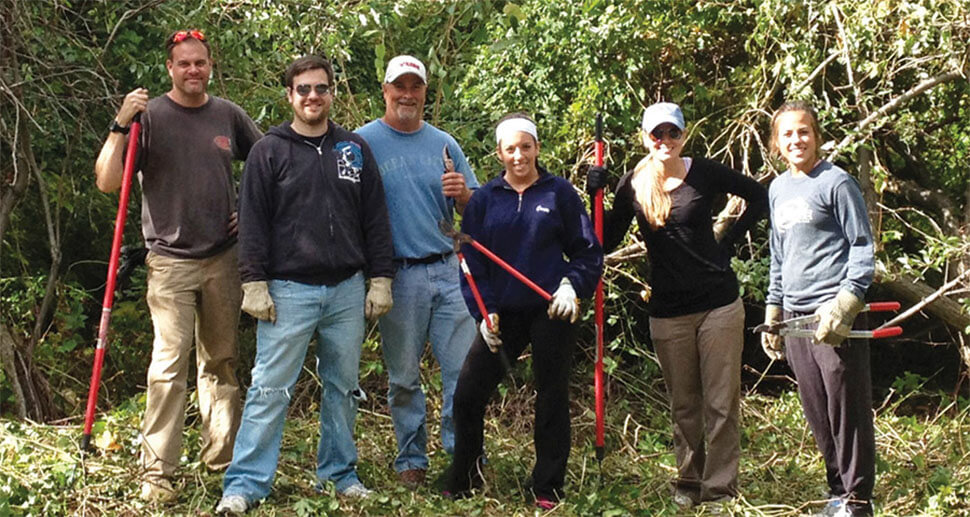 Toll Brothers volunteers in the local community